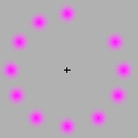 Rotating Dots and Changing Color