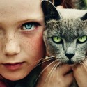  girl and kitten