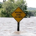 high water sign 
