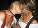 cleavage and kisses