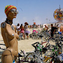 art exhibit at burning Man