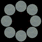 spiral and drift illusions
