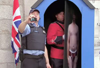 Funny British Guard