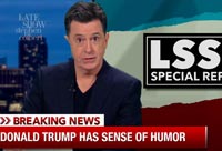 Colbert Parodies Maddow