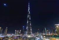 Colorful Dubai Time Lapse