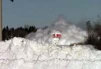 Crashing through the Snow