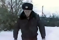 Drunken Russian Policeman