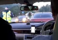 Right Hand Drive Confuses Officer