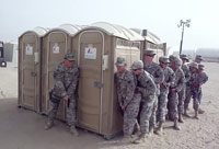 Securing a Porta-potty