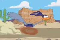 Wiley Coyote Catches Road Runner