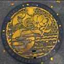 yellow utility cover