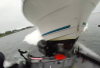 Boat crash on Columbia River