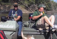 Flying Silver Carp