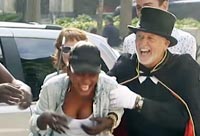 Magician Undressing Cop Prank