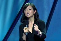 Julie Kim at the Winnipeg Comedy Festival