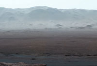 Curiosity at Martian Scenic Overlook