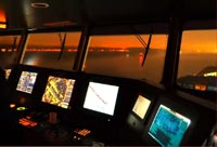 On board Container Ship Timelapse HD